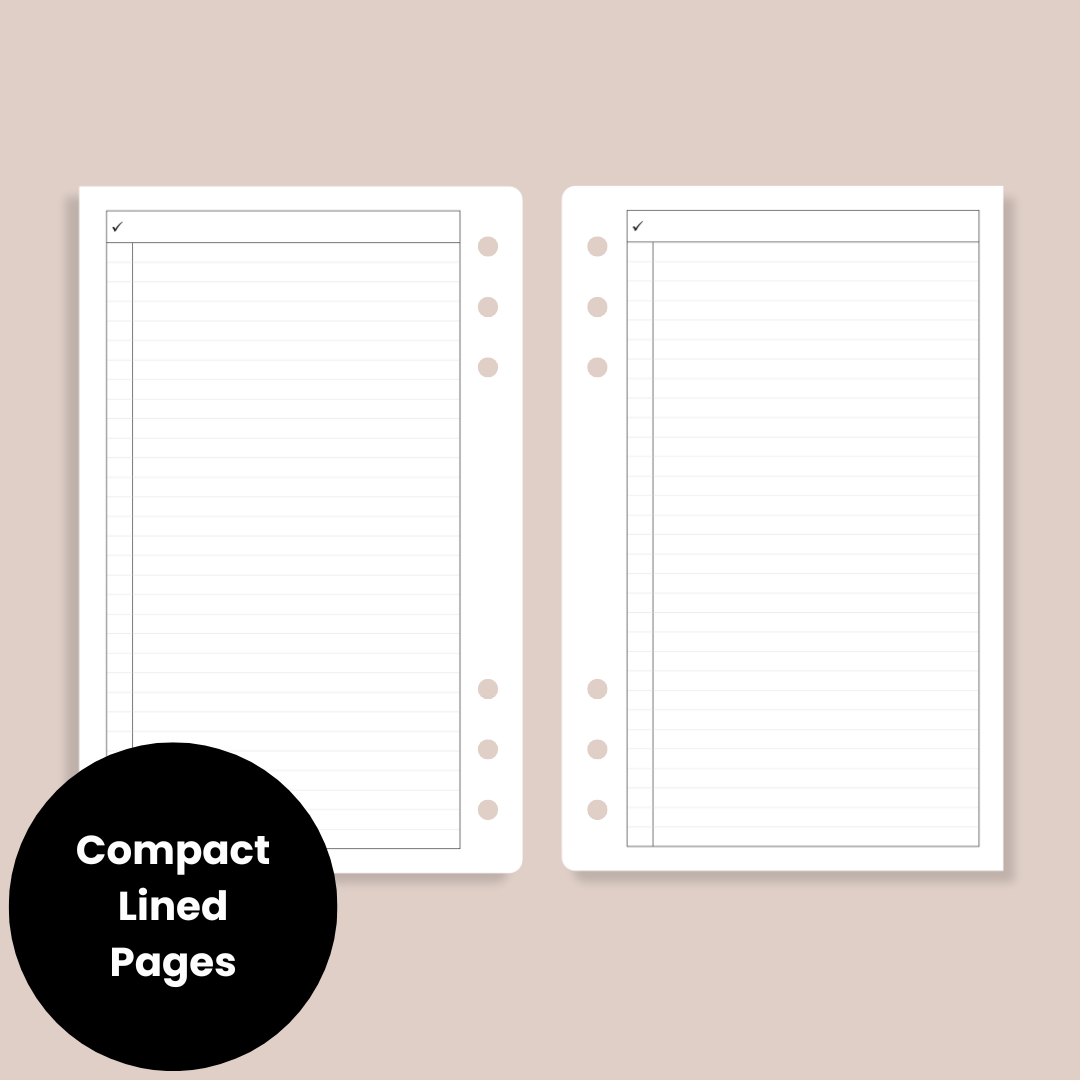 Classico - Inserti per planner ad anelli TP