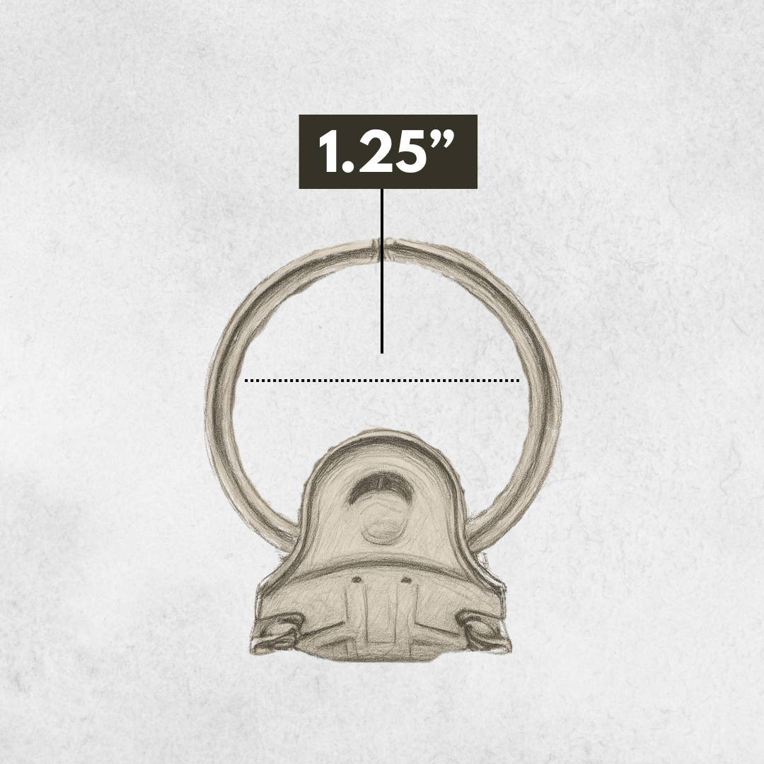 Classic Silver Removable 7 Planner Binder Replacement Rings - 1.25 Inch