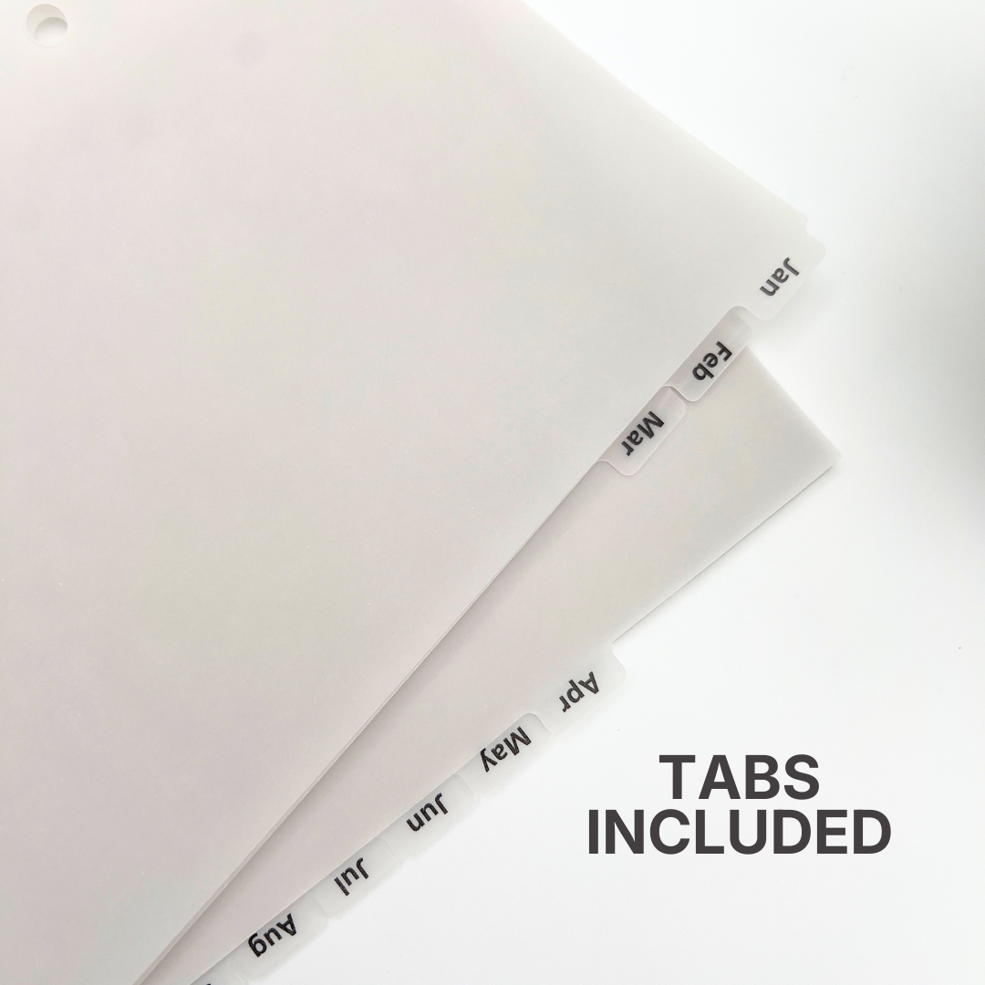 Undated TP Ring-Bound Planner Inserts and tabs - Full Set