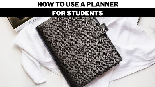 How to use a planner for students