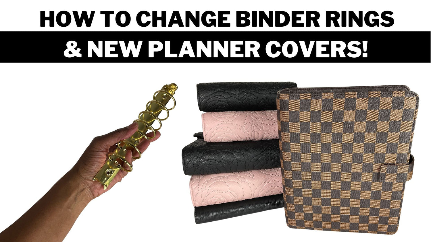 How to change planner rings and new binders TonyaPlans