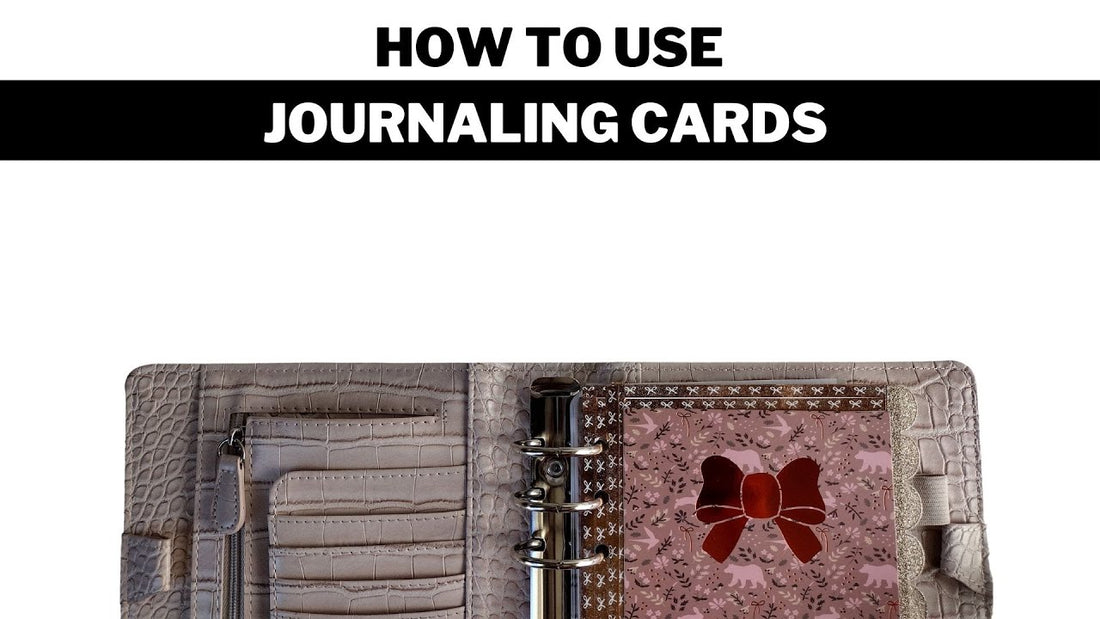 How to use journaling cards