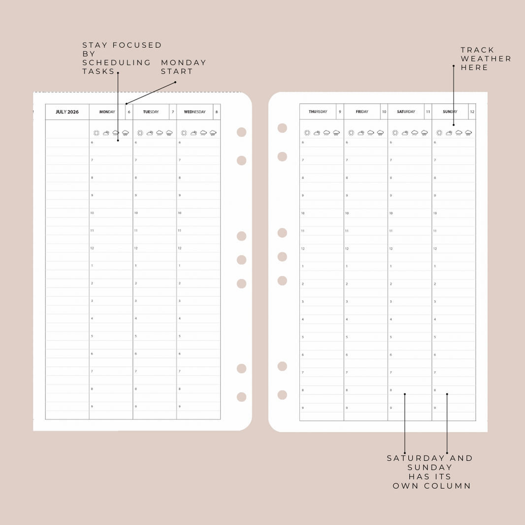 COMPACT PLANNERS 4.25