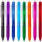 8 Pack Retractable Erasable Gel Pens Clicker Fine Point 0.7mm