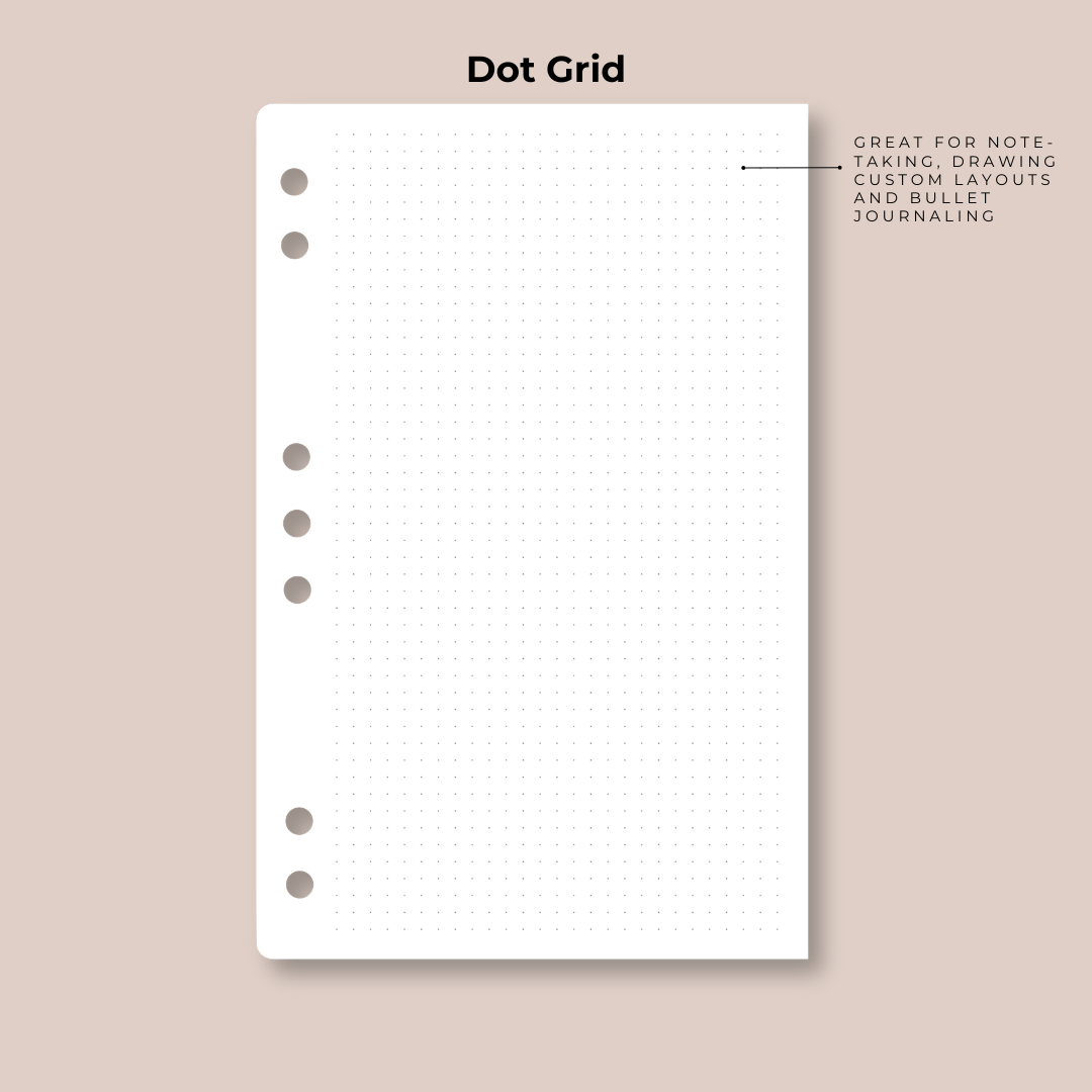Planner Grid Line Planner Inserts – TonyaPlans