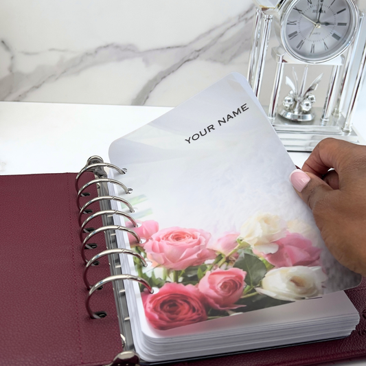 Vellum - Floral Burgundy Genia - Classic