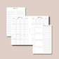 Classic Rings Size | 2024 Weekly Planner Printable Inserts - Full Package Digital Download