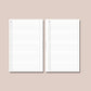 Compact Rings Size | 2024 Weekly & Daily Planner Printable Inserts - Full Package Digital Download
