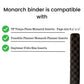 Checkered Monarch Binder