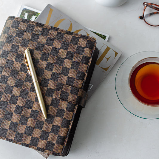 Checkered Monarch Binder