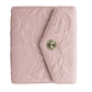 Victoria Simulated Leather Rings Pink Turnlock Binder - Classic - Includes Chain