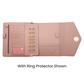 Victoria Simulated Leather Rings Pink Turnlock Binder - Classic - Includes Chain