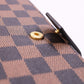 Checkered Simulated Leather Rings Brown Snap Binder - Classic