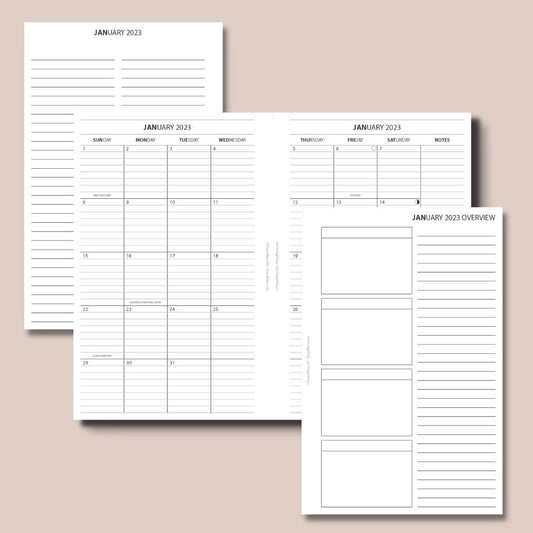 Monarch - TP Weekly Ring-Bound Planner Inserts – TonyaPlans