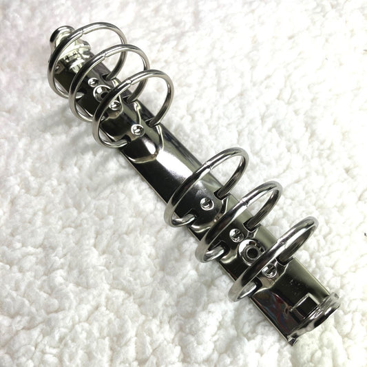 Compact Silver Removable 6 Planner Binder Replacement Rings - 1.5 Inch