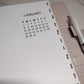 Monthly Tab Dividers - Classic