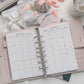 Classic Rings Size | 2023 Dated Monthly Calendars With Overview & Index Printable Insert