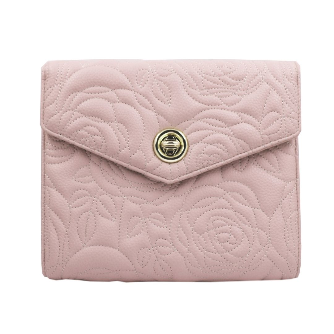 Victoria Simulated Leather Rings Pink Turnlock Binder - Classic – TonyaPlans