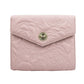 Victoria Simulated Leather Rings Pink Turnlock Binder - Classic - Includes Chain